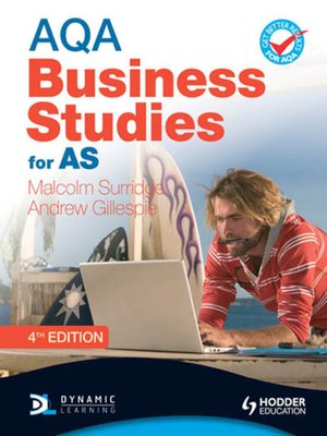cover image of AQA Business Studies for AS (Surridge & Gillespie)